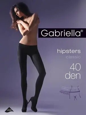 Microfiber 40 den Hipster Panty, Kleur Zwart