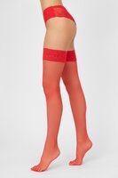 Silvi 15 den Hold-Up Rood