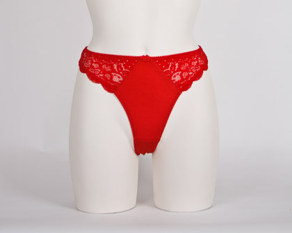 Cleopatra String Capri, kleur Rood