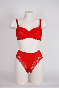 Cleopatra Slip Capri, kleur Rood