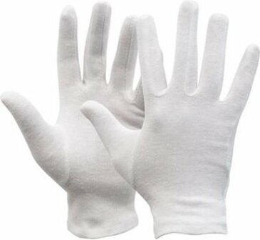 Handschoen wit Katoen
