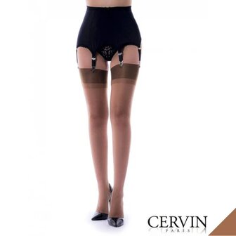 Cervin Capri 15 non-stretch RHT nylonkousen, kleur Cappucinno