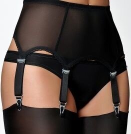 Boudoir by Gina Jarretelgordel, kleur Zwart