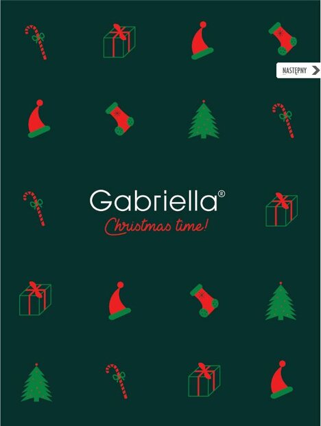 Panty met kerstmotieven