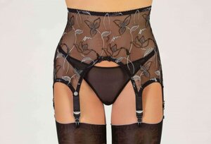 Cervin Jarretelgordel Pearl, kleur Zwart