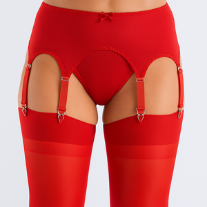 Jarretelgordel Boudoir By Gina, kleur Rood