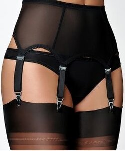 Boudoir by Gina Jarretelgordel, kleur Zwart